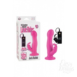 Фаллоимитатор-насадка на присоске двухголовый Jack Rabbit с вибрацией розовый Фаллоимитатор-насадка на присоске двухголовый Jack Rabbit с вибрацией розовый