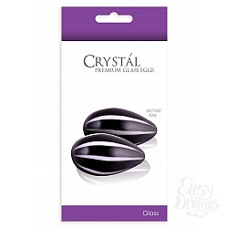 Стимуляторы CRYSTAL GLASS EGGS BLACK NSN-0703-13 Стимуляторы CRYSTAL GLASS EGGS BLACK NSN-0703-13