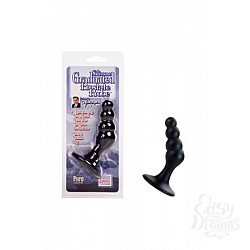 Массажер простаты Graduated Silicone Prostate Probe рельефный из силикона черный Массажер простаты Graduated Silicone Prostate Probe рельефный из силикона черный