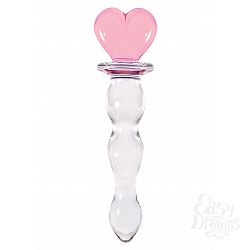 Стимулятор Crystal Heart of Glass, Розовый Стимулятор Crystal Heart of Glass, Розовый