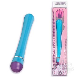  Голубой вибратор JENNAS CURVES 5543-21 BX DJ