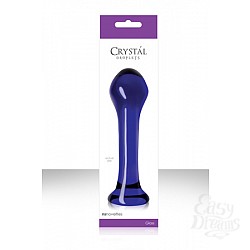 Анальный стимулятор Crystal - Droplets из стекла голубой Анальный стимулятор Crystal - Droplets из стекла голубой