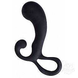 Чёрный анальный стимулятор с гладкой поверхностью SMOOTH INTRUDER Чёрный анальный стимулятор с гладкой поверхностью SMOOTH INTRUDER