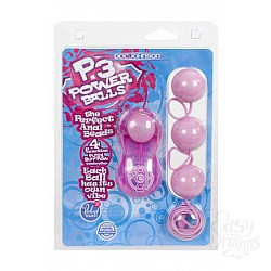 Вибромассажер Три шарика вагинальные розовые Вибромассажер Три шарика вагинальные розовые