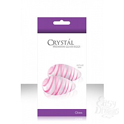 Прозрачные стеклянные вагинальные шарики CRYSTAL KEGEL EGGS Прозрачные стеклянные вагинальные шарики CRYSTAL KEGEL EGGS