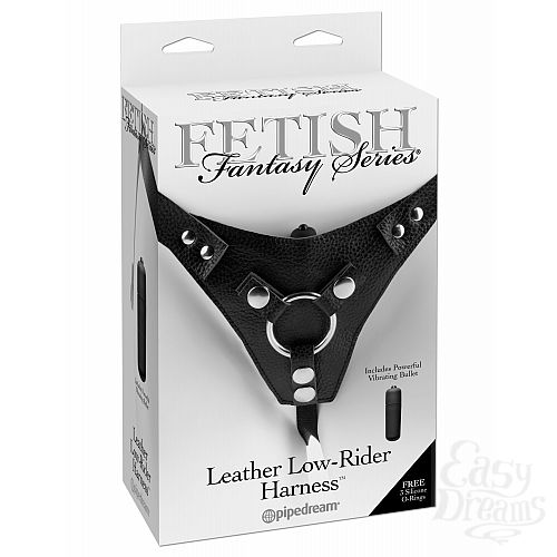  1:  - Fetish Fantasy Series Leather Low-Rider Harness    