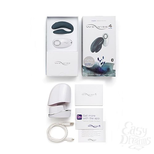 Фотография 5  WE-VIBE-4 PLUS Электровибромассажер Grey-серый, на радиоуправлении