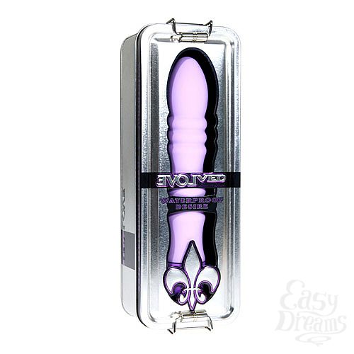 Фотография 3  Пластиковый сиреневый вибратор с ребрами FLEUR-DE-LIS DESIRE EN-AA-0003-02-2