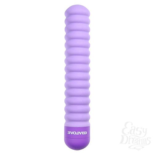 Фотография 2  Ребристый сиреневый вибратор FLEUR-DE-LIS LUST EN-AA-0007-02-2 