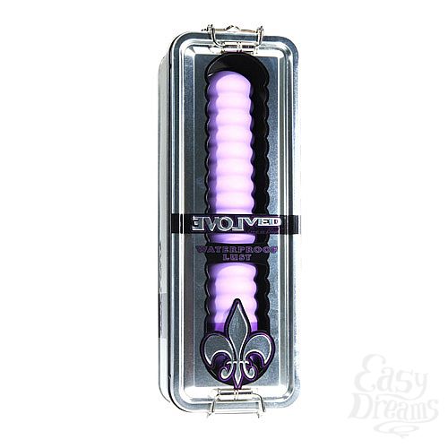 Фотография 3  Ребристый сиреневый вибратор FLEUR-DE-LIS LUST EN-AA-0007-02-2 