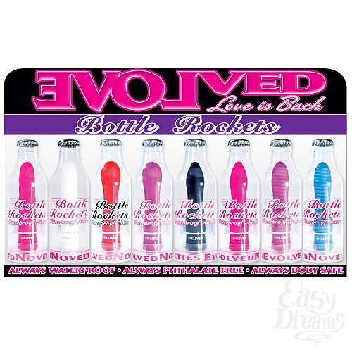 Фотография 1:  Набор BOTTLE ROCKETS 8 вибраторов в бутылочках EN-AH-2000-00-2