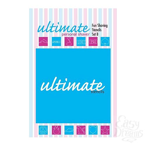 ���������� 1:  ����� ���������� ��� �������� ������� Fun Shaving Stencils - Set B