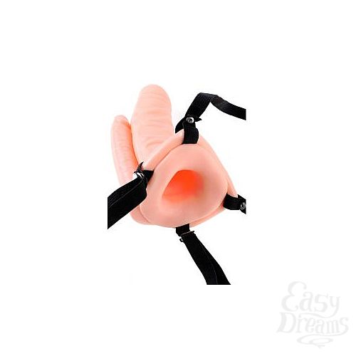 ���������� 3  ������� ������� � ��������� Double Penetrator Vibrating Hollow Strap-On