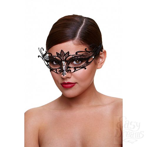 Фотография 1:  Маска со стразами Masq Paramour черная Фотография 1:  Маска со стразами Masq Paramour черная