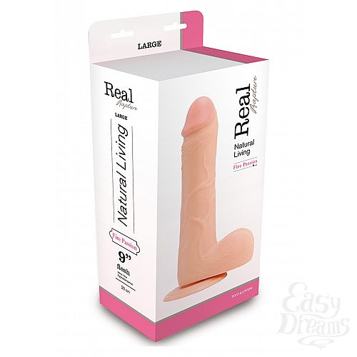 ���������� 1:  ������������� DILDO REAL RAPTURE FLESH 9 INCH T4L-00700685