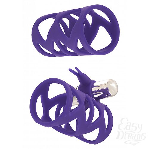 Фотография 1:  Насадка TICKLER BUNNY SLEEVE SET PURPLE 10249TJ