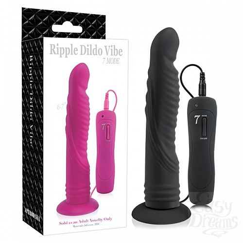 Фотография 1:  Вибратор на присоске 6.7 inch 7 Mode Ripple Dildo Black 10484016 Фотография 1:  Вибратор на присоске 6.7 inch 7 Mode Ripple Dildo Black 10484016