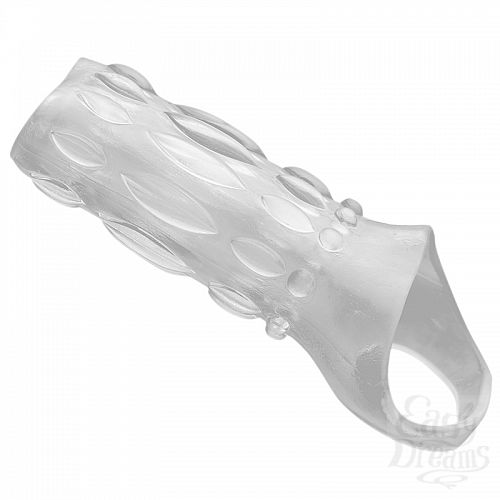  2         Clear Sensations Enhancer Sex Sleeve - 11.5 .
