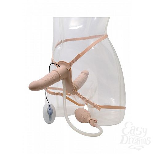  1:    DOUBLE VIBRATING STRAP-ON    - 17 .