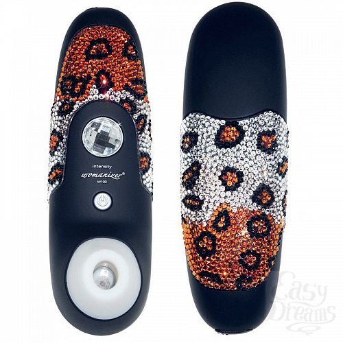 ���������� 1:  ׸���� ���������� ������� Womanizer Leopard Swarovski