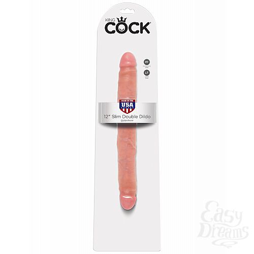 ���������� 1:  ������������� ������������� 12 SLIM DOUBLE DILDO ��������