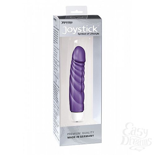 Фотография 2  Фиолетовый рельефный вибратор Mr. Perfect Comfort  - 17,5 см.