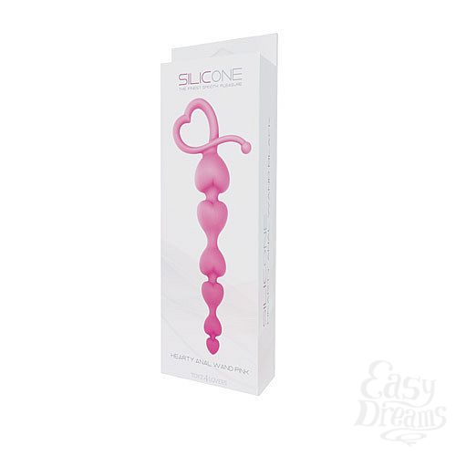 ���������� 2  ������� �������� ������� � ��������-���������� HEARTY ANAL WAND SILICONE - 18 ��.