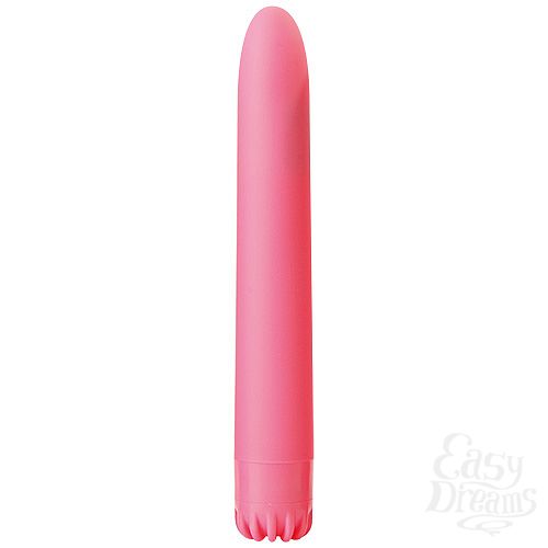 Фотография 1:  Классический розовый вибратор CLASSIC VIBE PINK MEDIUM - 18 см. 