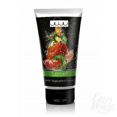 Фотография 1:  Съедобный лубрикант JUJU со вкусом тропический фруктов  50ml 7456JU