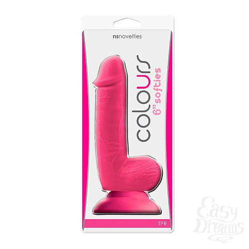 ���������� 2  ������������� Colours - Softies 6 Dildo - Pink  �� �������� �������