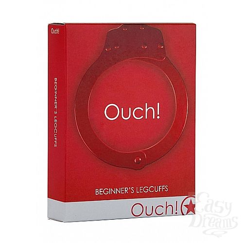 ���������� 2  ����� Pleasure Legcuffs Red SH-OU006RED