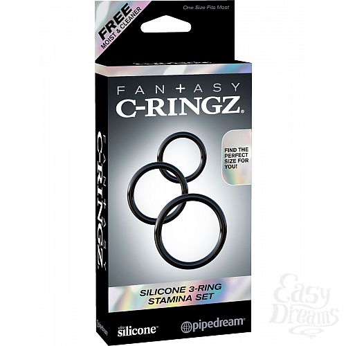 3        Silicone 3-Ring Stamina Set 