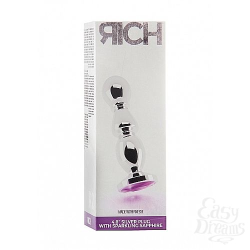 ���������� 3  �������� ������ 4,8 R2 RICH Silver/Purple Sapphire SH-RIC002SIL