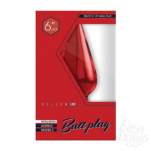 ���������� 2  �������� ���������� Bottom Line 6 Model 2 Acrylic Red  SH-BTM007ACR