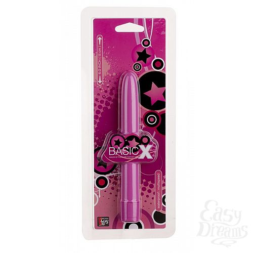 ���������� 2  ������� ������������ �������� BASICX MULTISPEED VIBRATOR PURPLE 6INCH - 15 ��.