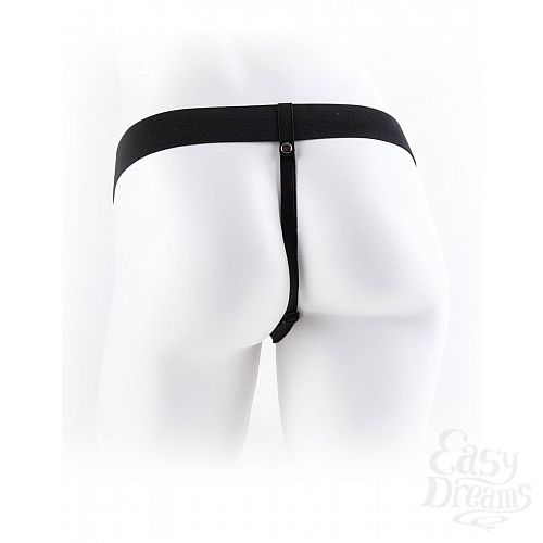 ���������� 4  �������������-������� ��������� ����� Hollow Strap-On with Balls - 24 ��.