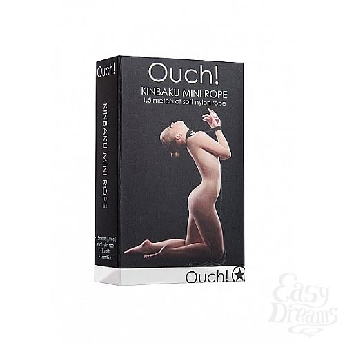 ���������� 2  ������� ��� ������� Kinbaku Mini 1,5m Black SH-OU073BLK