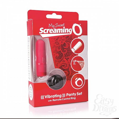 Фотография 3  Красные вибротрусики Remote Control Panty Vibe 
