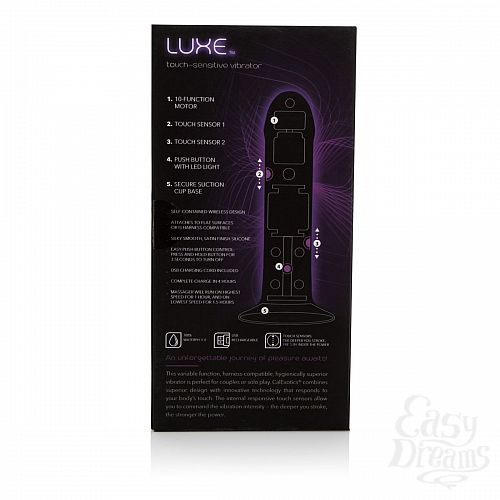 ���������� 7  ������� �������������� ������������� Luxe Touch-Sensitive Vibrator