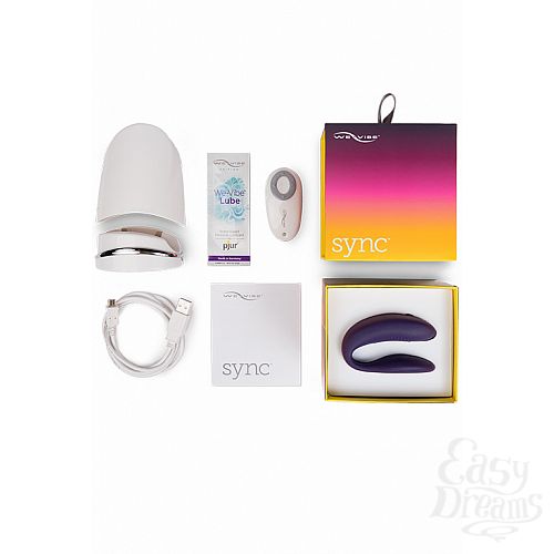 Фотография 2  Электровибромассажер We-Vibe Sync  Purple-Фиолетовый, на радиоуправлении