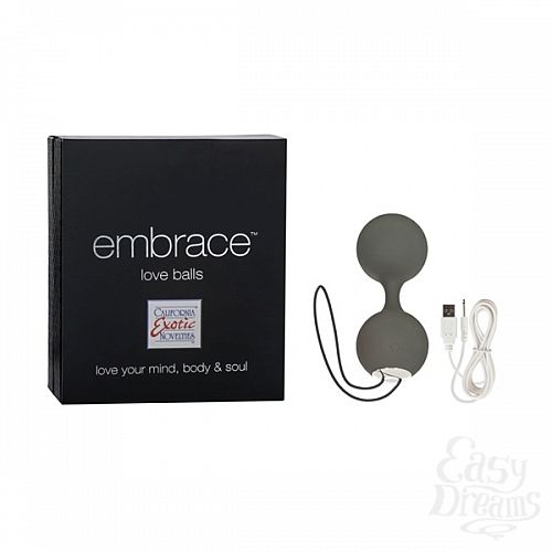 Фотография 4  Вагинальные шарики Embrace Love Balls, Серый