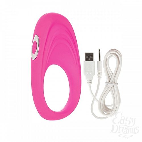 Фотография 2  Виброкольцо Embrace pleasure rings - California Exotic Novelties, Розовый