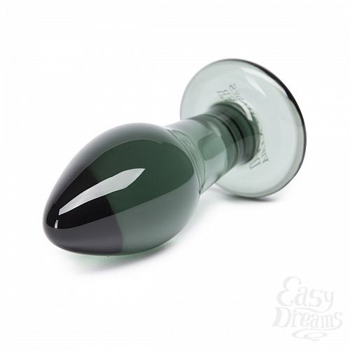 ���������� 2  ���������� �������� �������� DARKER SOMETHING DARKER GLASS BUTT PLUG - 10,7 ��.