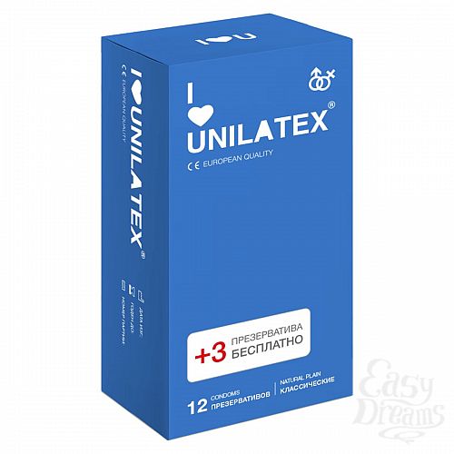  1:    Unilatex Natural Plain - 12 . + 3 .  