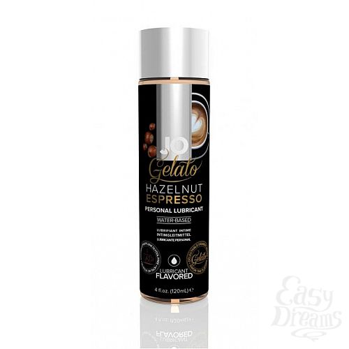 Фотография 1:  Лубрикант JO GELATO HAZELNUT ESPRESSO FLAVORED LUBRICANT 120mL