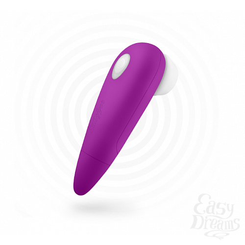 Фотография 2  Вакуумный клиторный стимулятор - Satisfyer 1. Фиолетовый, Фиолетовый