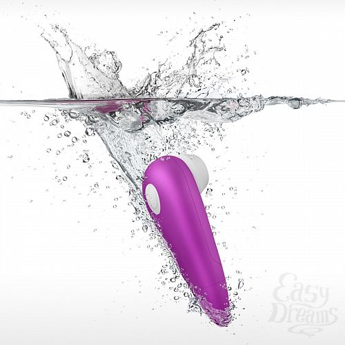 Фотография 6  Вакуумный клиторный стимулятор - Satisfyer 1. Фиолетовый, Фиолетовый