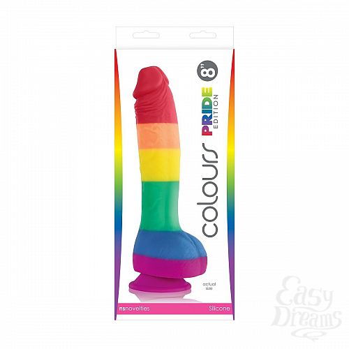 ���������� 2  �������� ������������� Pride Edition 8 Dildo - 25,4 ��.