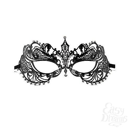 Фотография 1:  Чёрная маска на глаза Phantom Masquerade Mask Фотография 1:  Чёрная маска на глаза Phantom Masquerade Mask