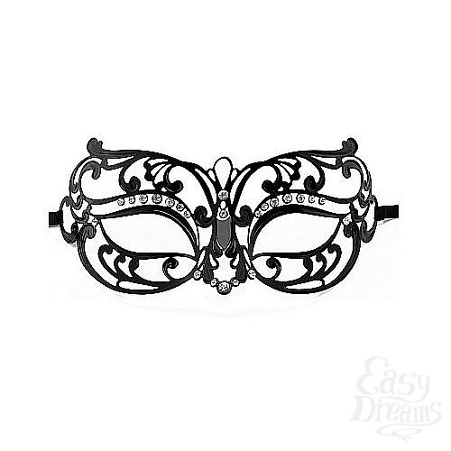 Фотография 1:  Чёрная маска со стразами Tribal Masquerade Mask Фотография 1:  Чёрная маска со стразами Tribal Masquerade Mask